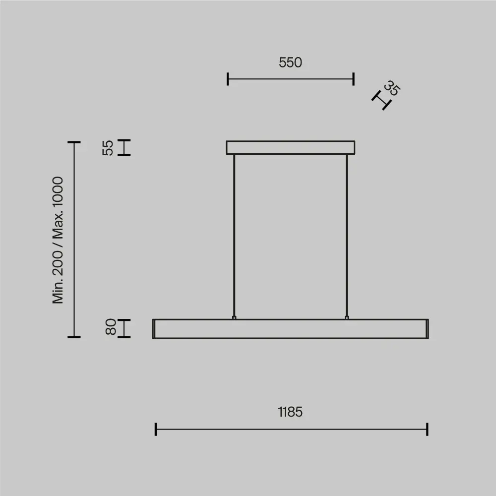 Подвесной светильник Technical P010PL-L30W