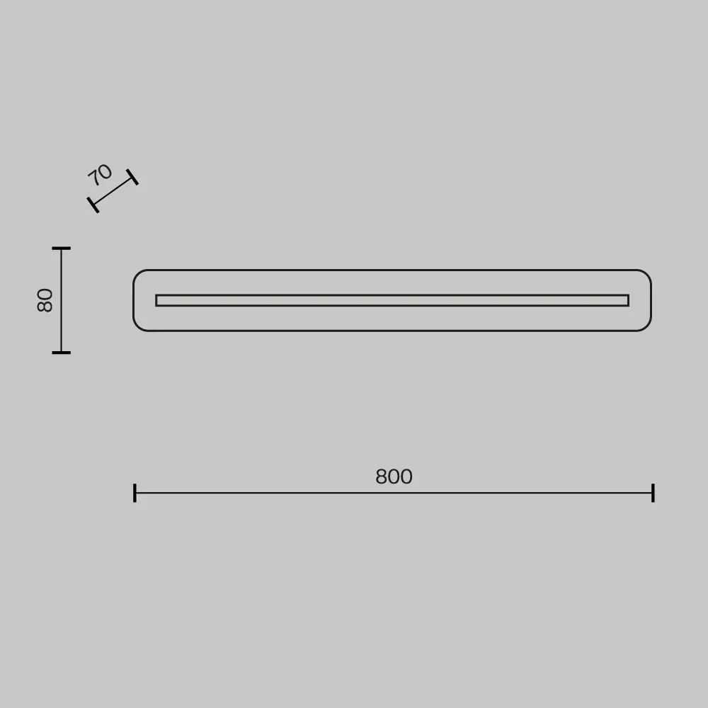 Настенный светильник (бра) Maytoni MOD366WL-L18BS3K