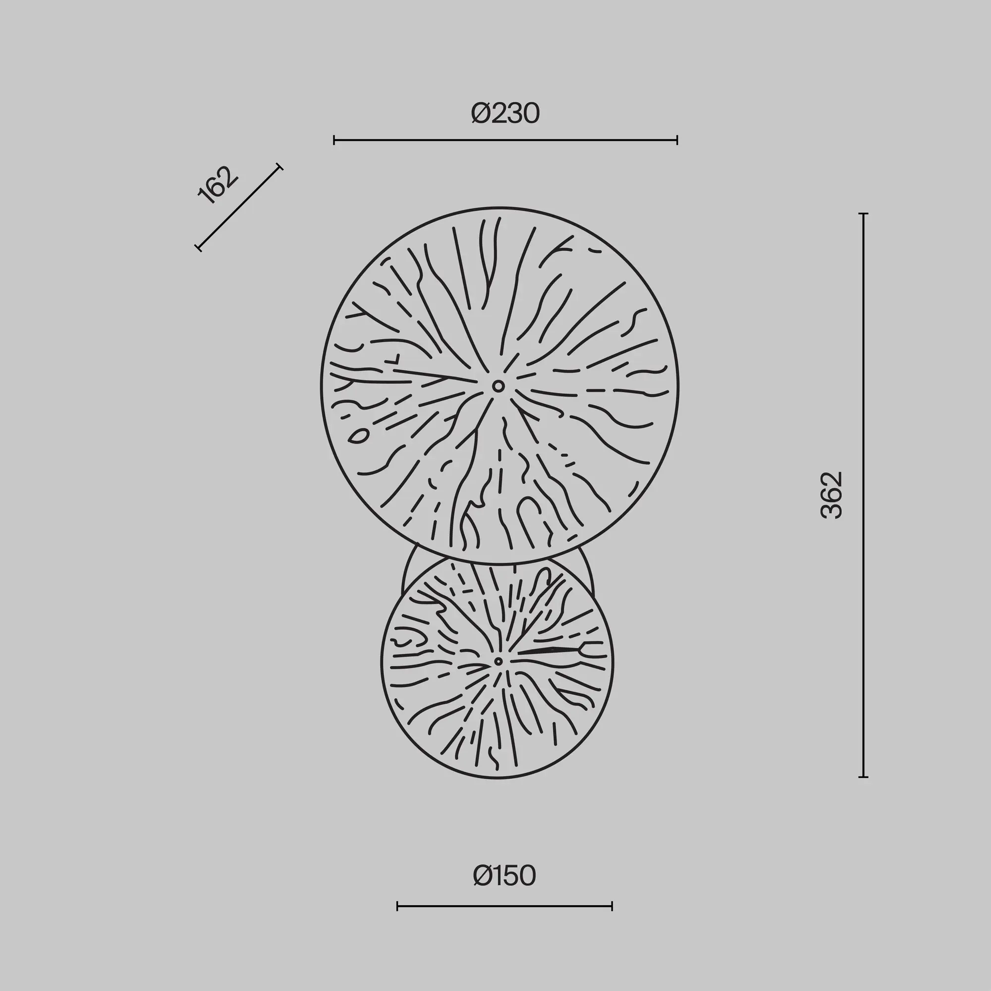 Настенный светильник (бра) Maytoni MOD082WL-01G
