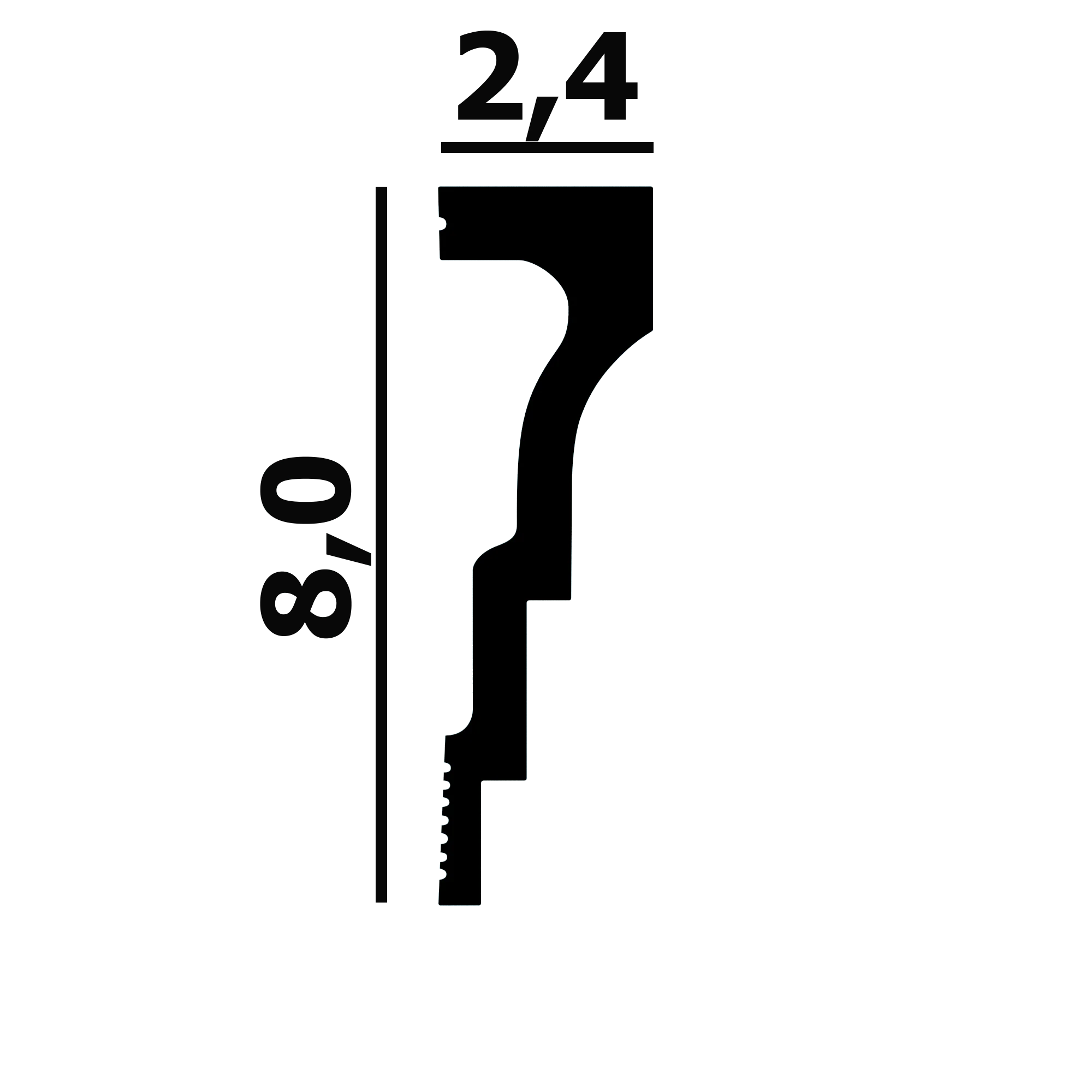 Молдинг P108 Перфект Плюс лепнина