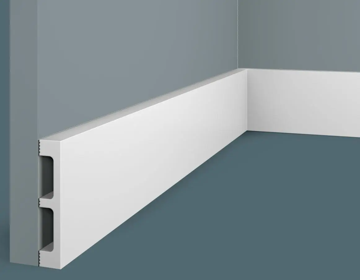 Плинтус из дюрополимера в интерьере