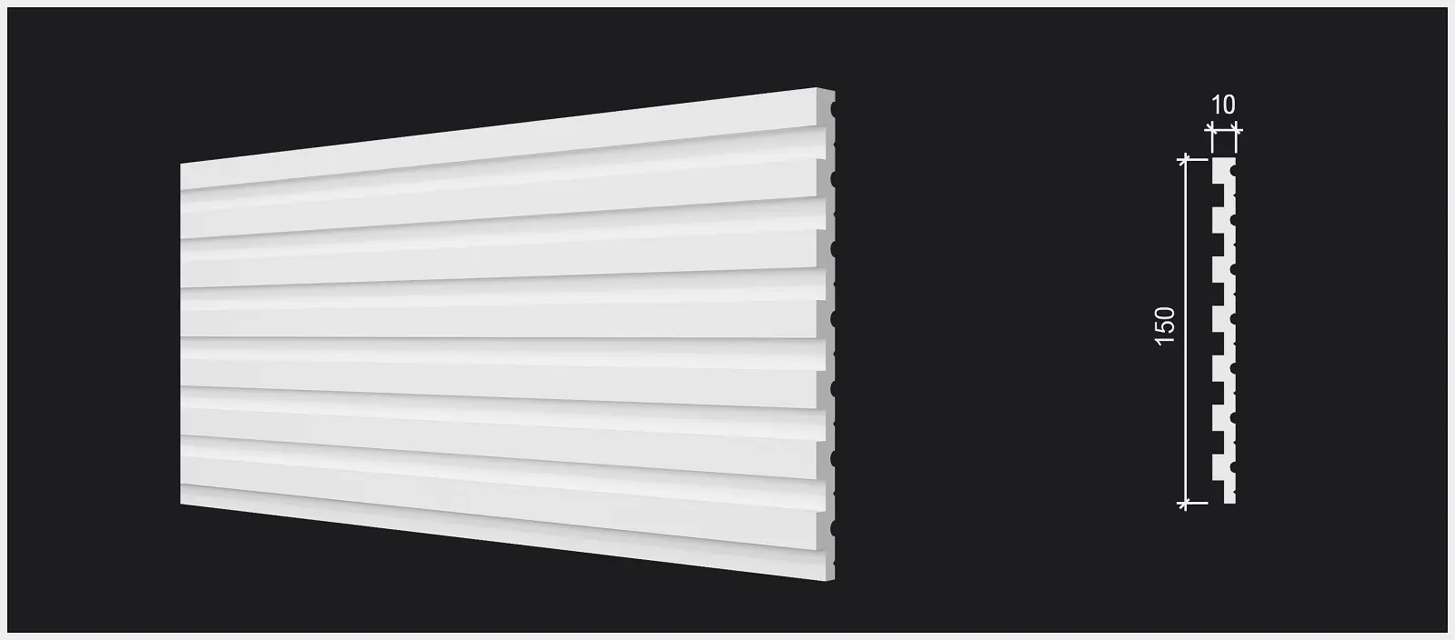 Стеновая панель Decor Dizayn DD931 2 м в интерьере