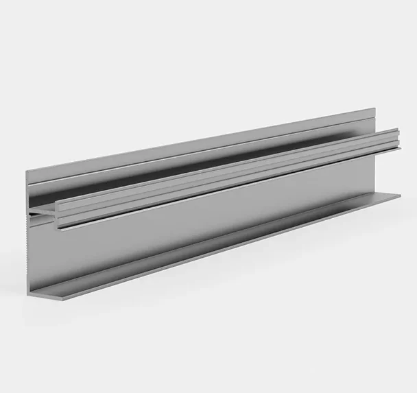 Теневой плинтус скрытого монтажа Pro Design 7210 A с пяточкой анодированный купить