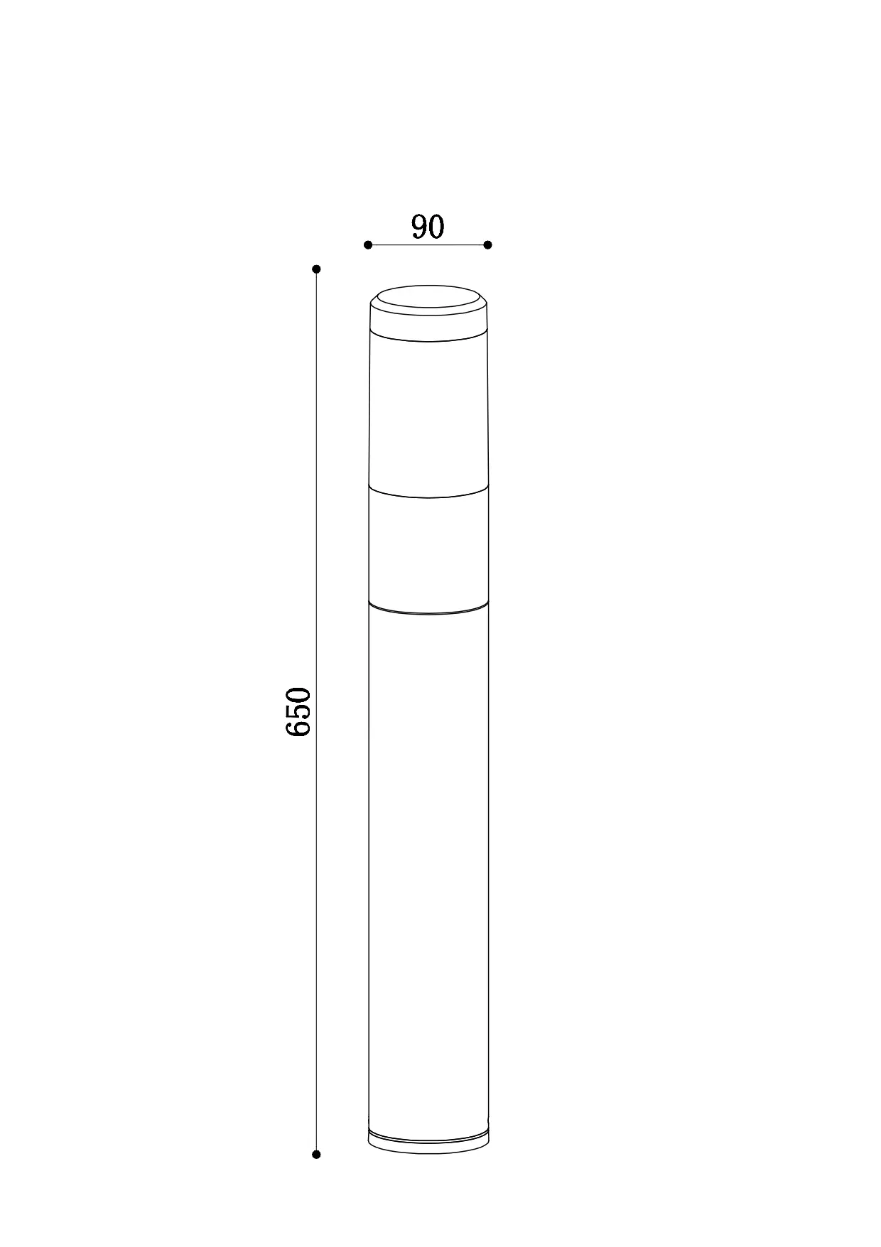 Ландшафтный светильник Outdoor O590FL-L8B4K1