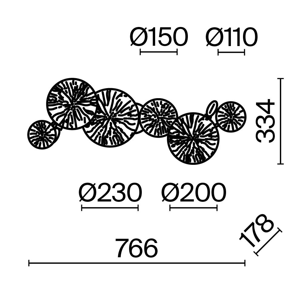 Настенный светильник (бра) Maytoni MOD082WL-04G