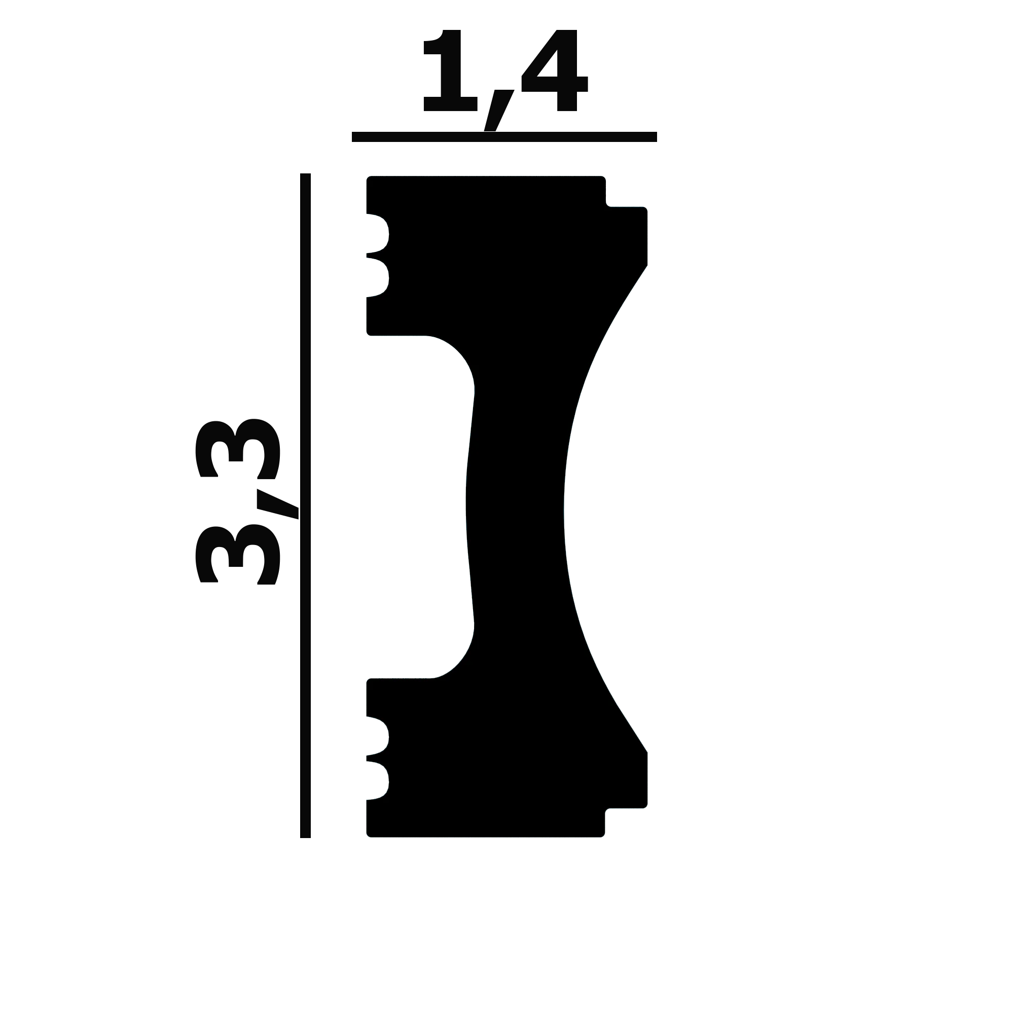 Молдинг P136 Перфект Плюс лепнина