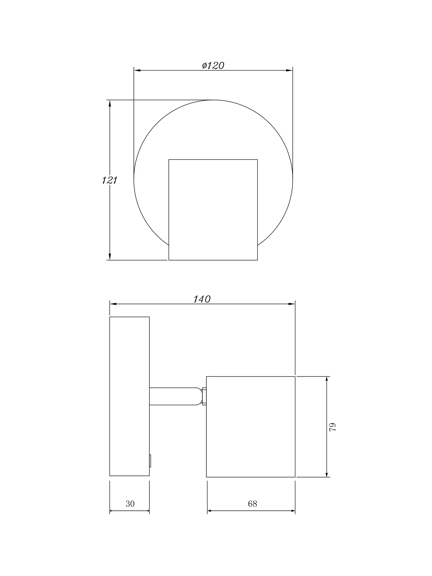 Спот Freya FR10005CW-L6B