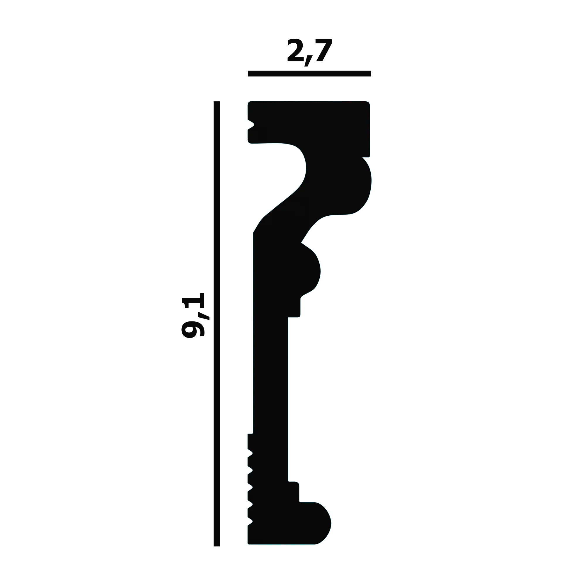 Молдинг Perfect Plus P62 лепнина