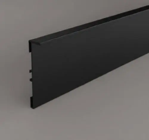 Плинтус скрытого монтажа BFM ProFile 30-6013 черный матовый цена