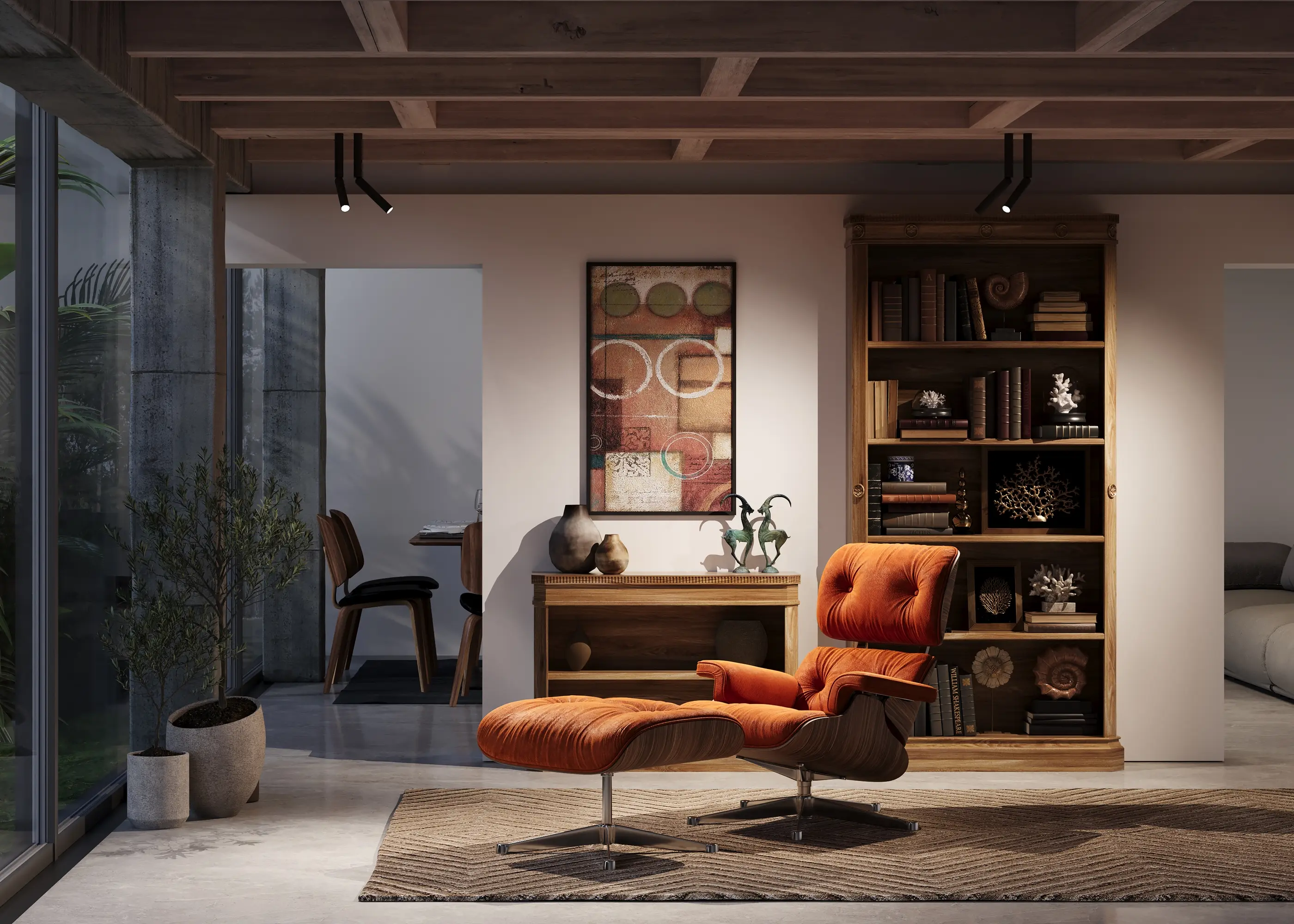 Потолочный светильник Technical C142CL-6W3K-B