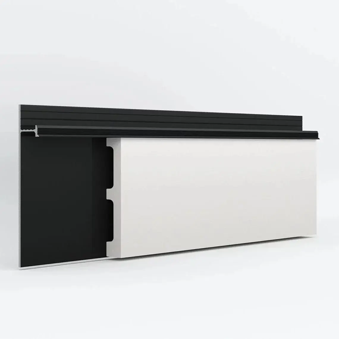 Вставка для скрытого плинтуса Laconistiq из ударопрочного полимера 80 мм купить