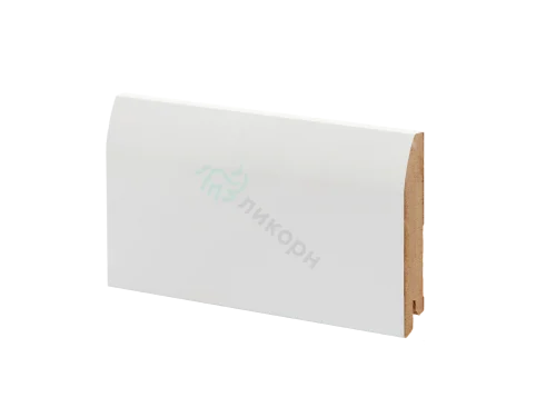 Плинтус напольный белый МДФ