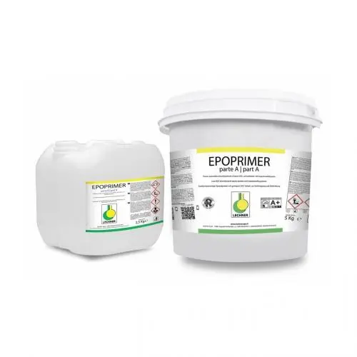 Двухкомпонентный эпоксидный пароизоляционный праймер с низким содержанием  лос для впитывающих и мало впитывающих оснований глубокого проникновения, универсальные для ремонта