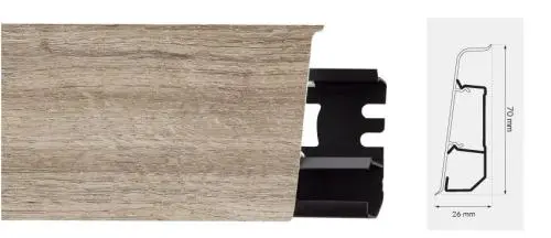 Пластиковый плинтус напольный цена