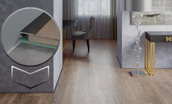 Микроплинтус алюминиевый по доступной цене