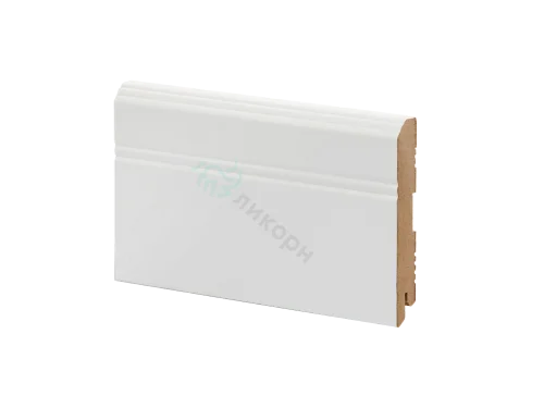 Плинтус МДФ белый Deartio К-07 108 мм цена