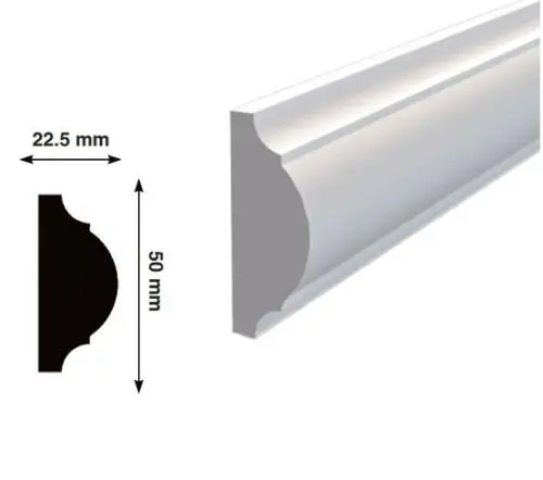 Молдинг из полистирола HiWOOD D50 цена