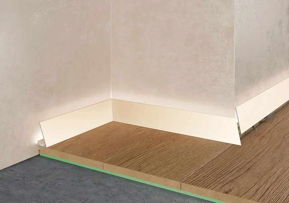 Плинтус Pro Design Corner 570 S Шампань анодированный Москва