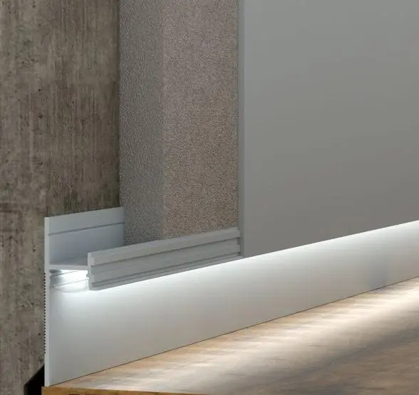 Теневой плинтус под рассеиватель Pro Design 7209 A анодированный купить