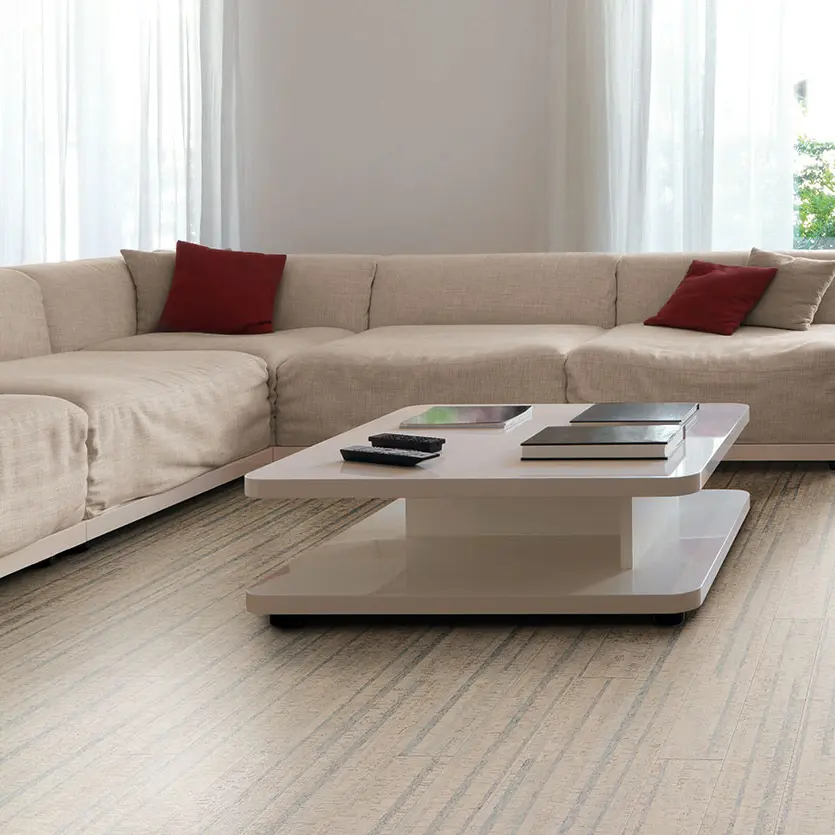 Пробковый пол Wicanders Lane Timide замковый C83R002 в интерьере