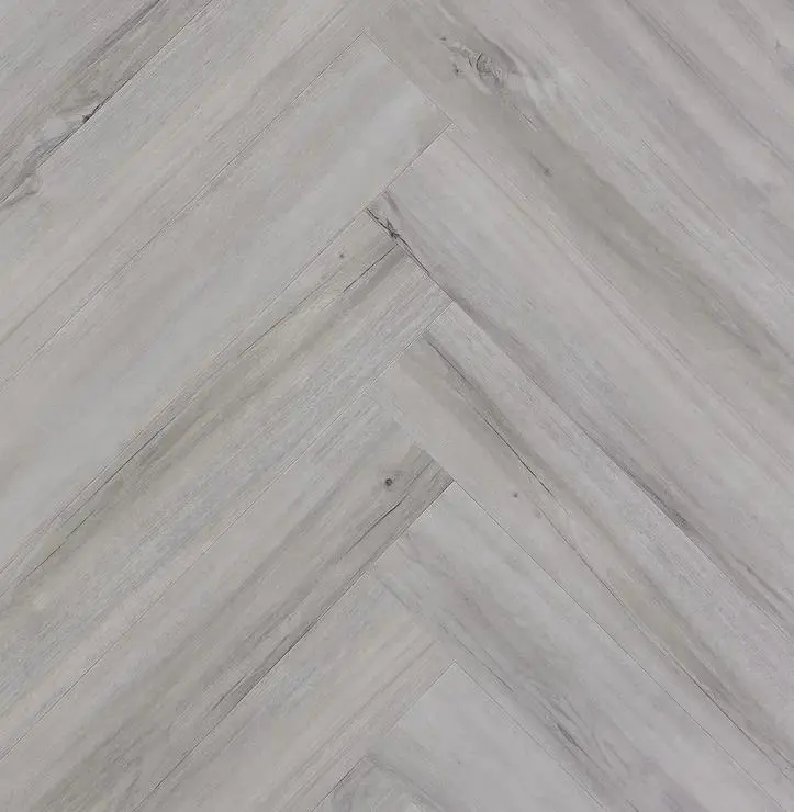 Ламинат SPC елочка Stepton Weave 1184 Дуб серебристый купить