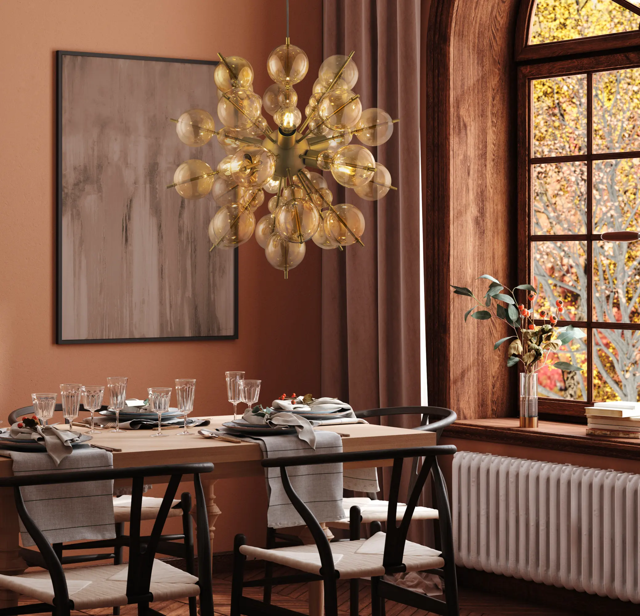 Подвесной светильник Maytoni MOD133PL-06BS