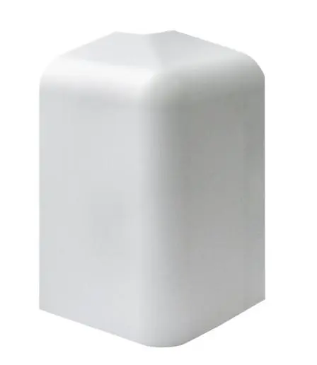 Угол наружный к плинтусу из вспененного ПВХ Aqua 20  (2 шт) Белый недорого