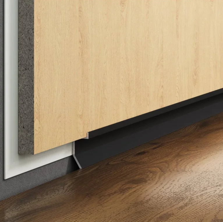 Теневой плинтус LACONISTIQ Novel mini черный муар в Москве