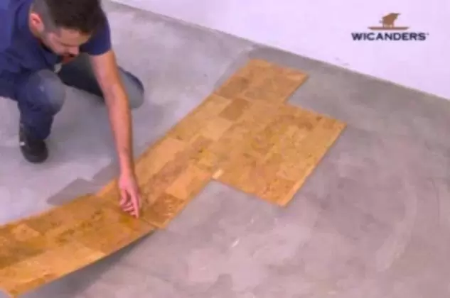 Укладка пробкового пола - пошаговая инструкция