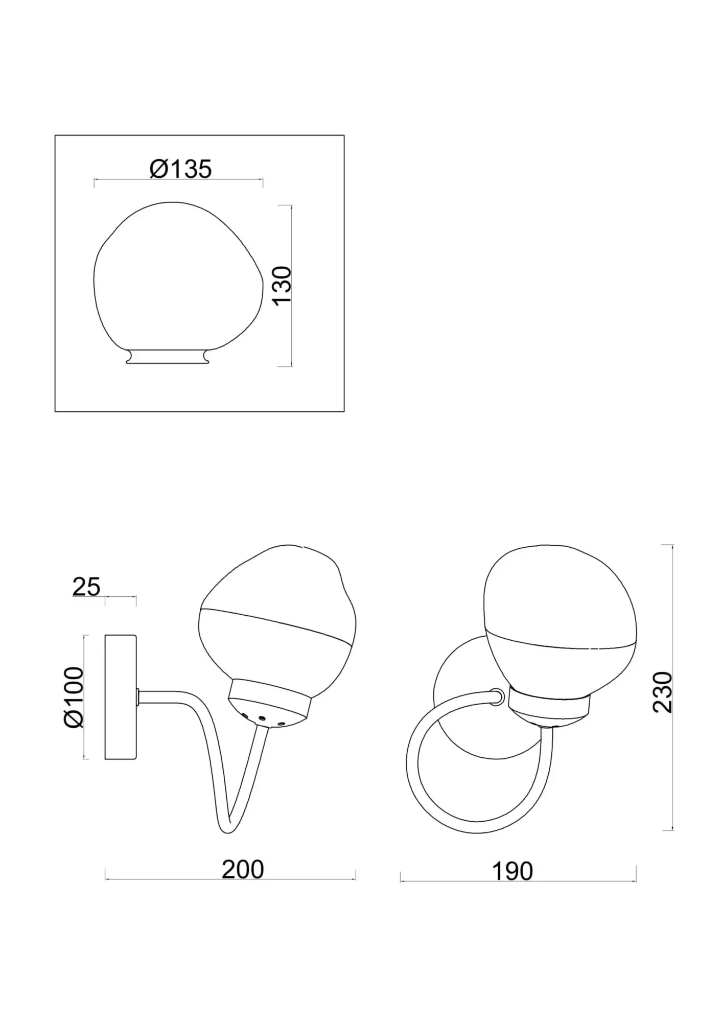 Настенный светильник (бра) Freya FR8017WL-01MG