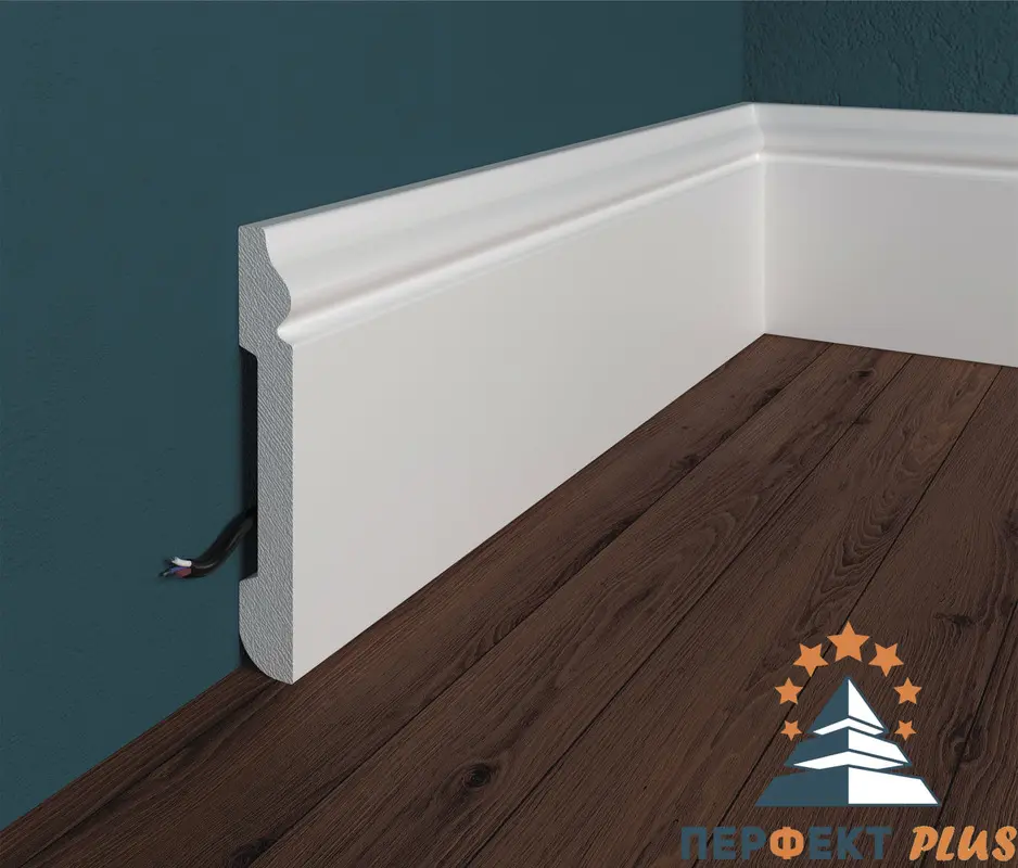 Плинтус из дюрополимера в интерьере