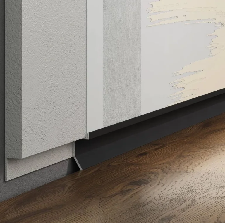 Теневой плинтус LACONISTIQ Novel mini черный муар в Москве