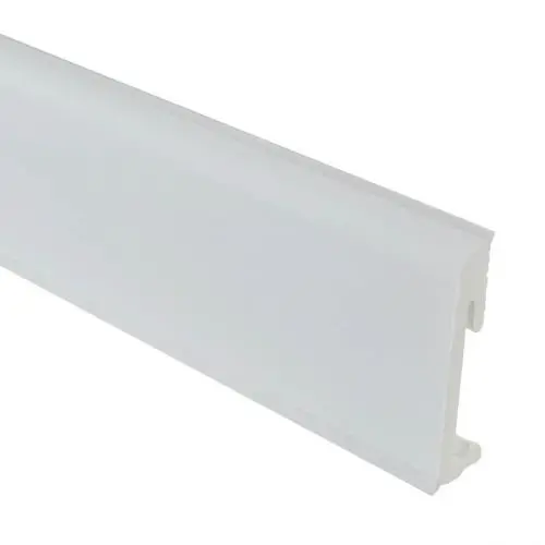 Плинтус напольный белый гибкий Salag ALPHA 65 White AP6601