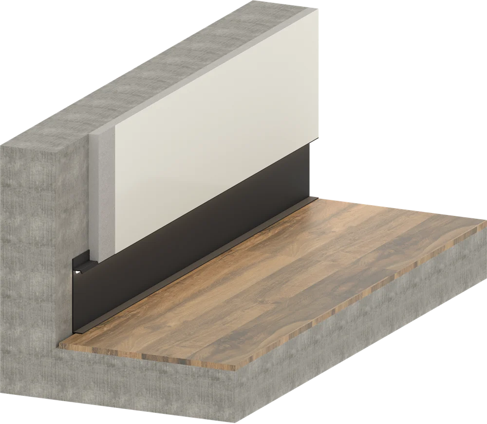 МДФ вставка для скрытого плинтуса Pro Design 80 мм окрашенная по RAL / NCS / RAL Design купить