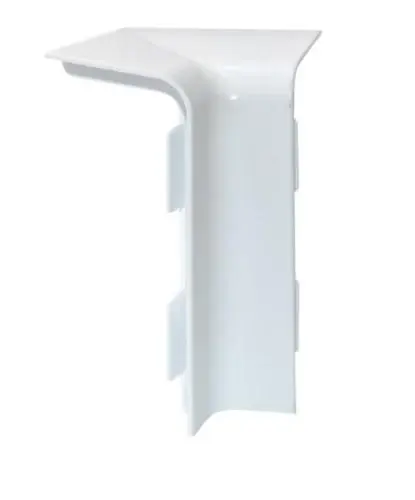 Угол внутренний для плинтуса ПВХ Aqua20 20мм 2шт/уп Белый купить