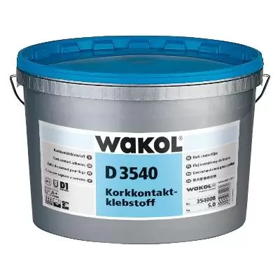 Клей для пробковых покрытий на водной основе Wakol D 3540 2,5  кг цена