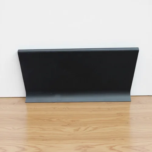 Алюминиевый плинтус L формы 6 см черный BFM ProFILE 010-60 купить