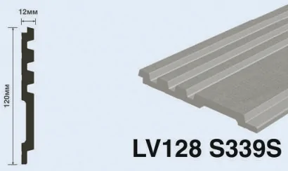 Декоративная панель из фитополимера HIWOOD LV128 S339S в интерьере