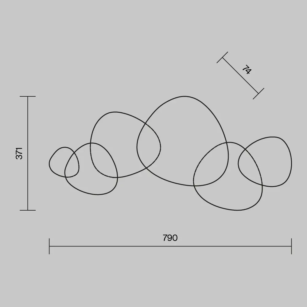 Настенный светильник (бра) Maytoni MOD314WL-L13N3K