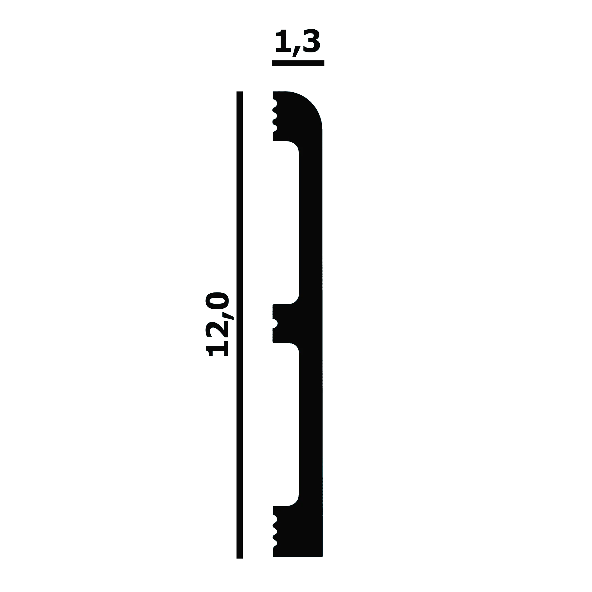 Плинтус из дюрополимера в интерьере