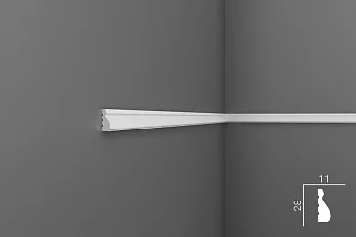 Молдинг Cosca М013 (M13) экополимер 28х11 мм цена