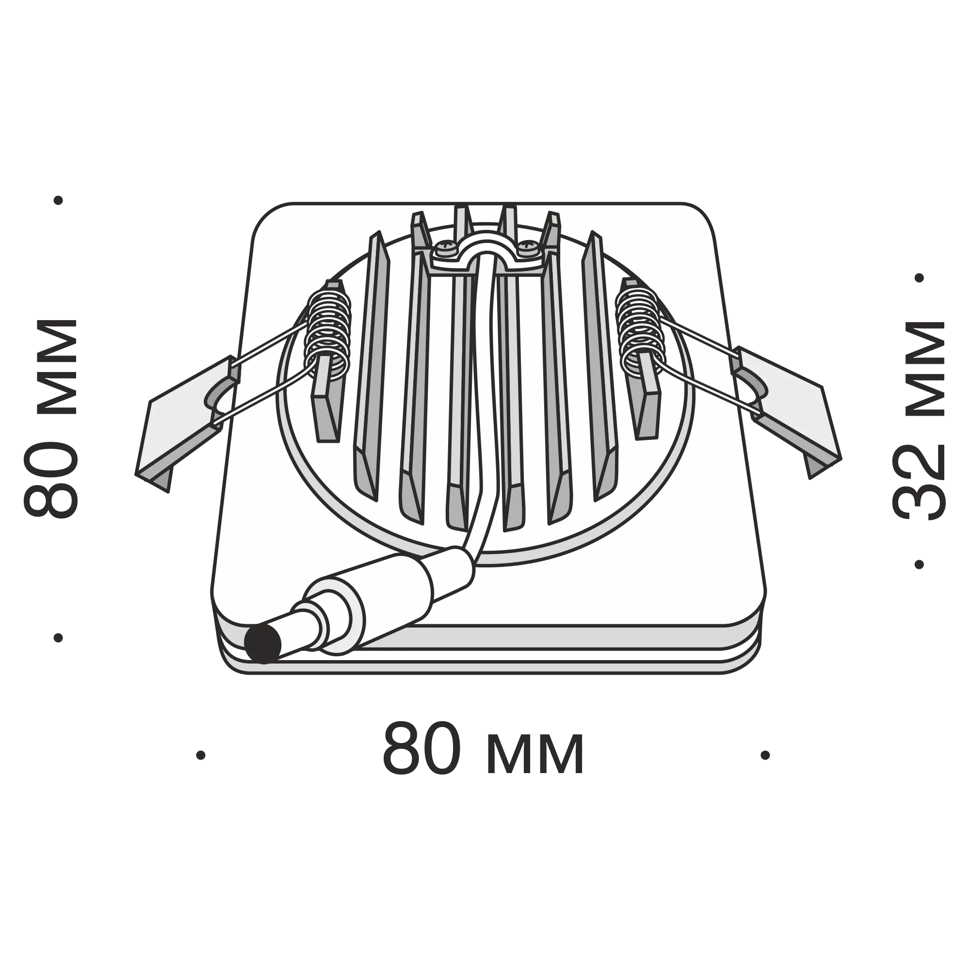 Встраиваемый светильник Technical DL303-L7W