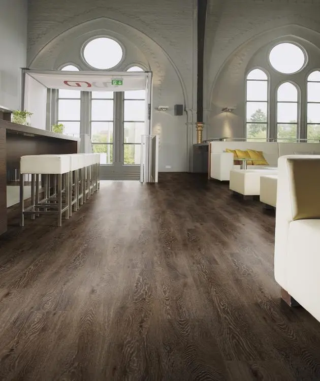 Ламинат Kastamonu Floorpan Blue Дуб Каньон черный FP037 в квартире