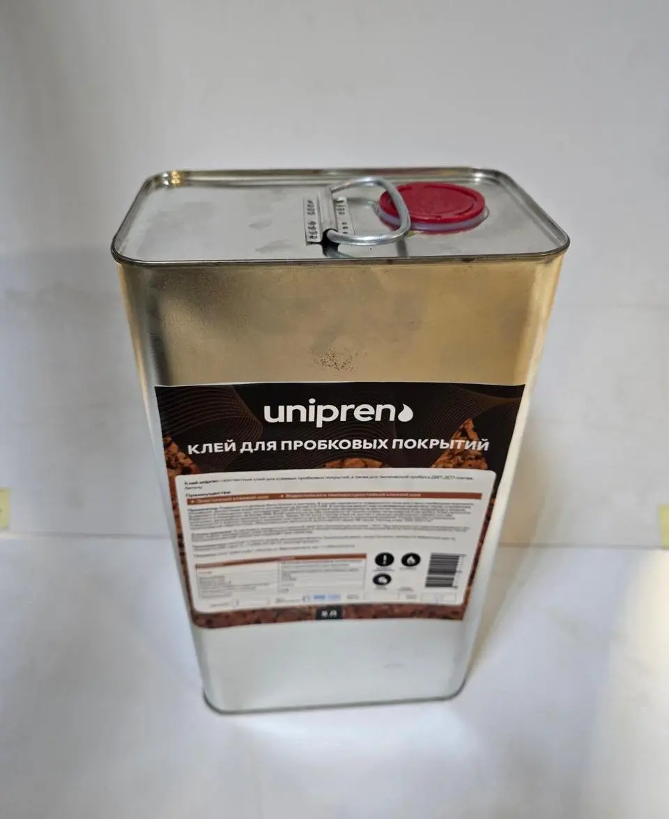 Контактный клей для пробковых покрытий Unipren 1 л недорого