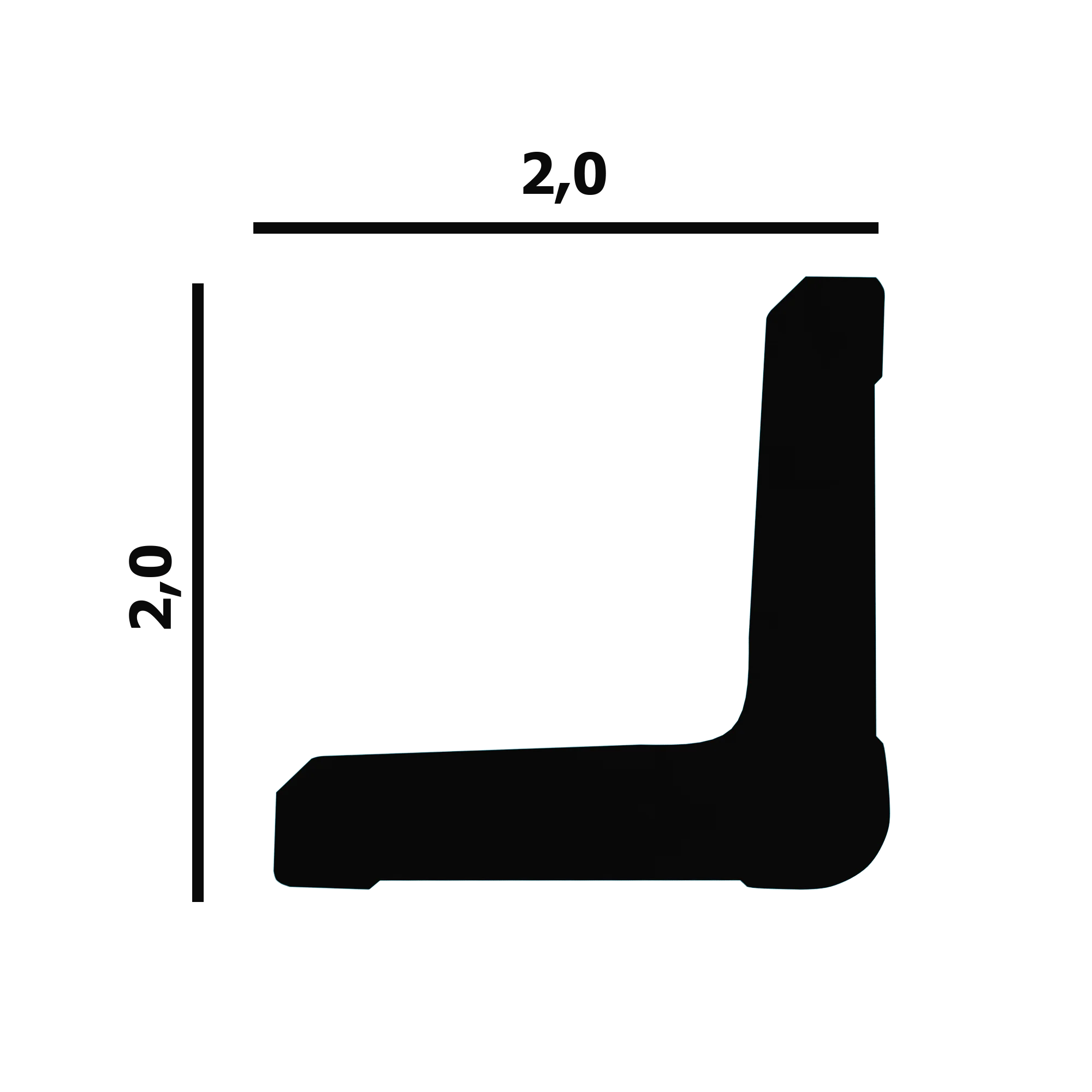 Угловой молдинг Perfect Plus P11 лепнина