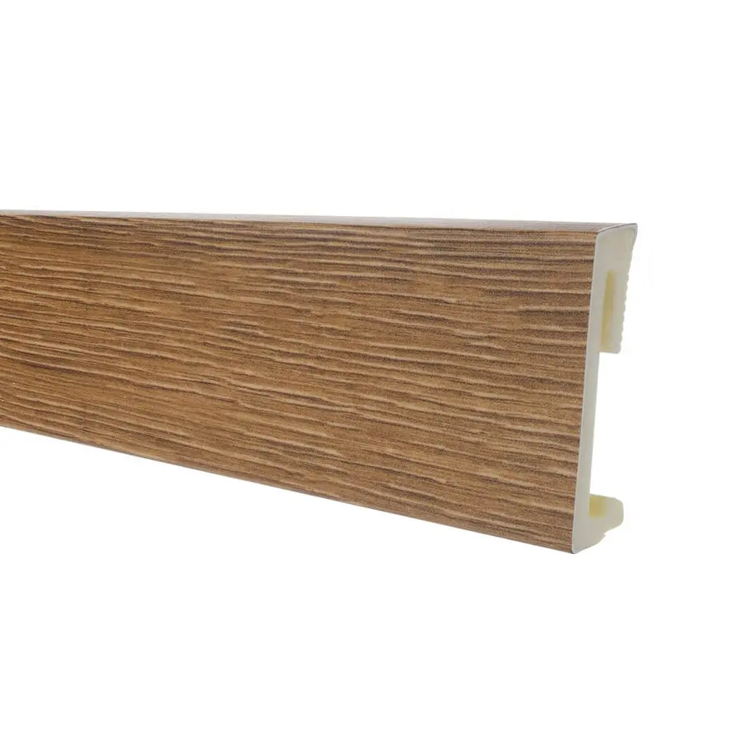 Плинтус напольный гибкий Salag ALPHA 60 Kruger Oak