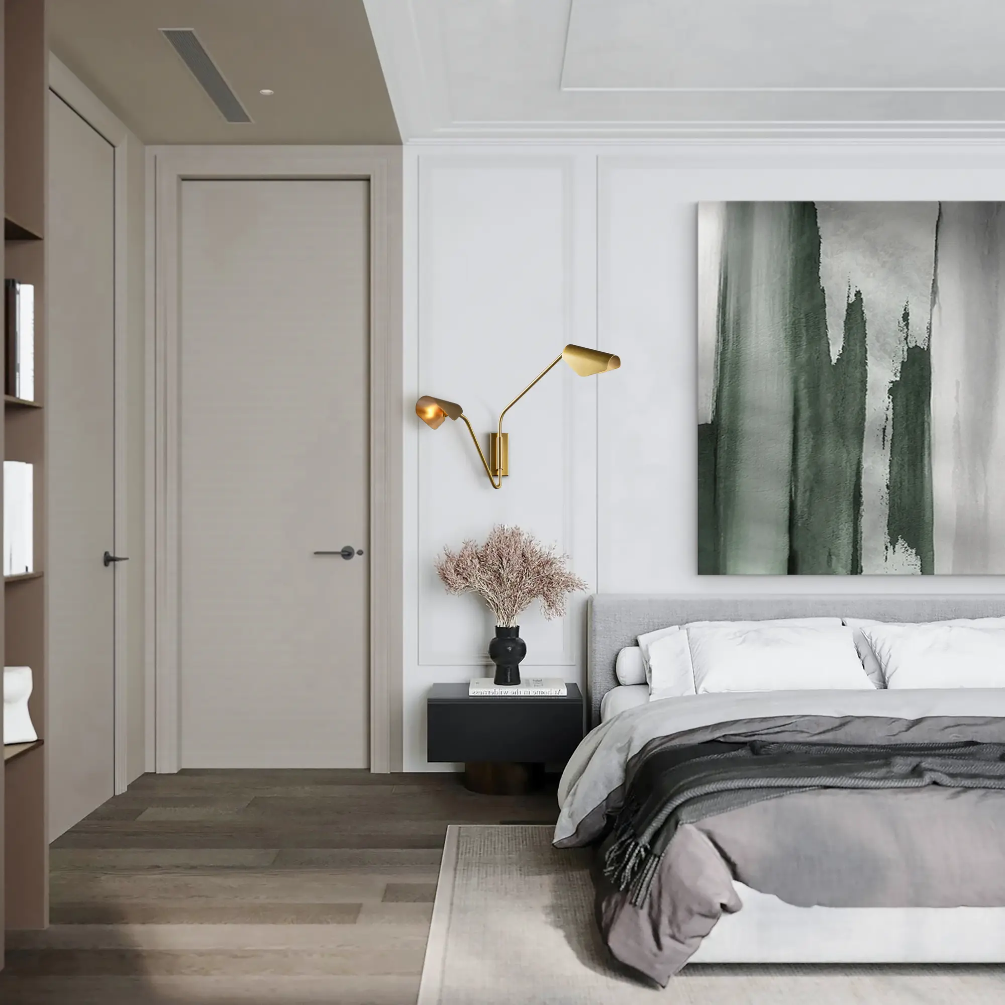 Настенный светильник (бра) Maytoni MOD417WL-02BS