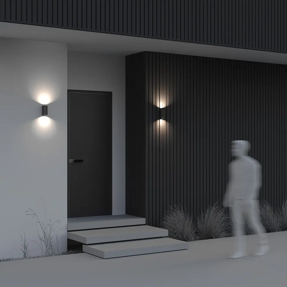 Настенный светильник (бра) Outdoor O044WL-02B