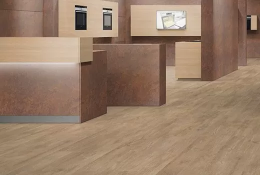 Пробковый пол Egger с фотопечатью Classic EPC011 Дуб Альба светлый в Москве