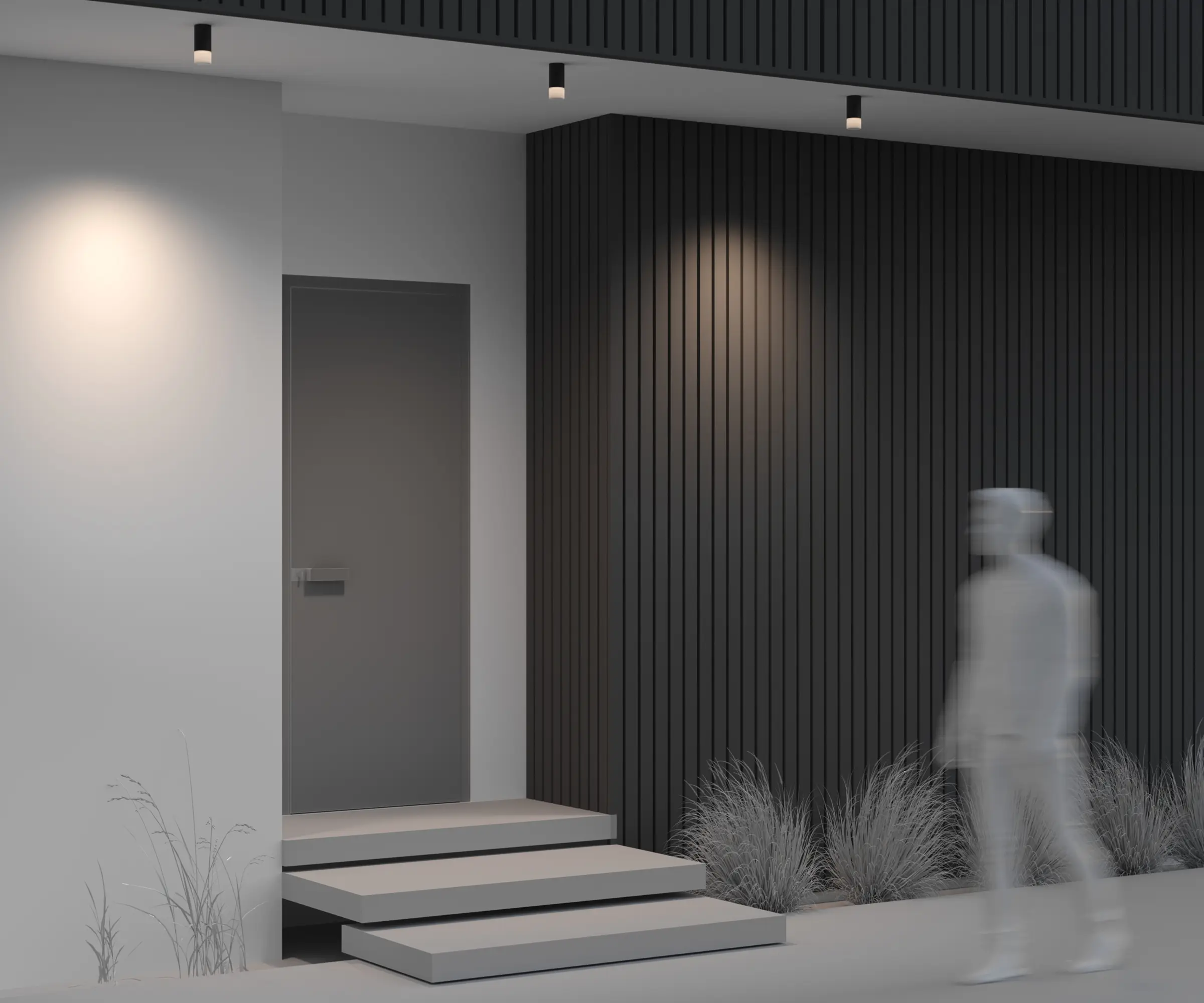 Потолочный светильник Outdoor O499CL-L5B3K